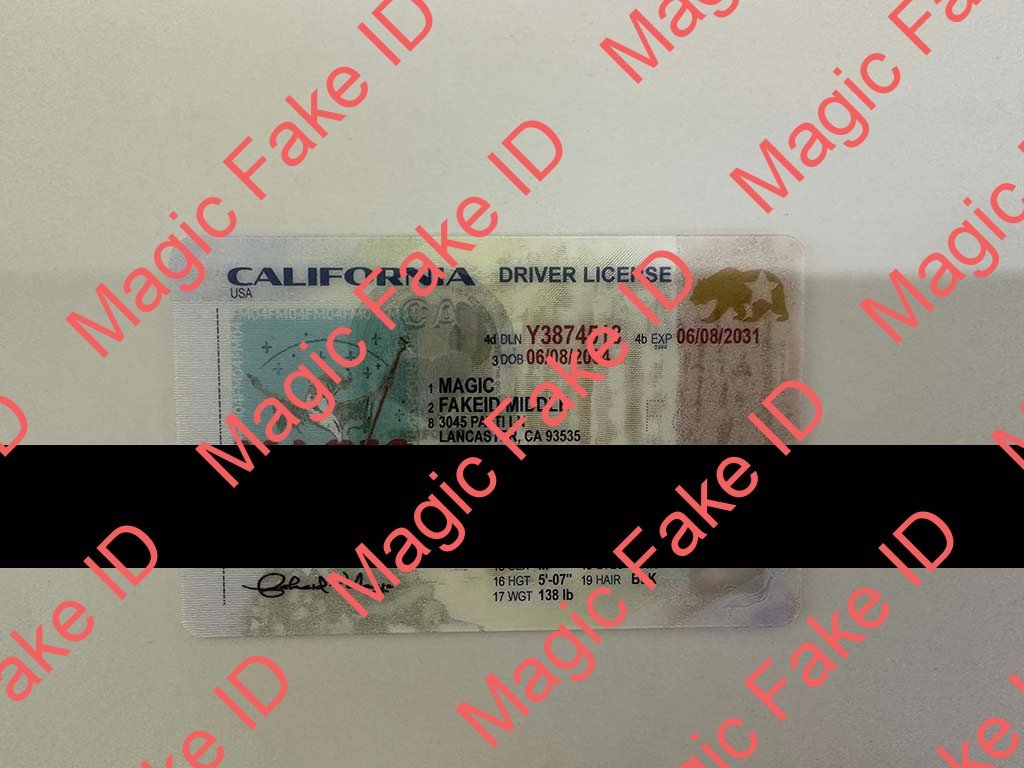 New California Driver License 2026 V1