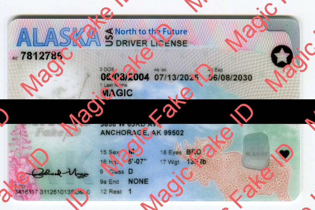 New Alaska Driver License 2025 PolyCard